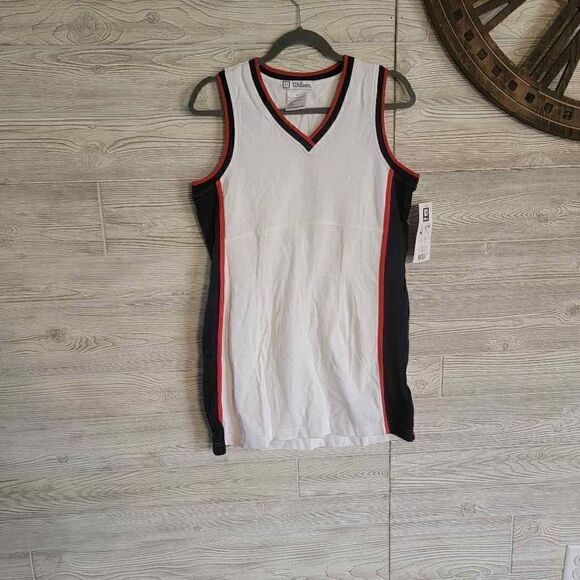 Wilson Tennis Dress Womens SZ M Preppy Athletic USPTA NWT - Picture 1 of 4